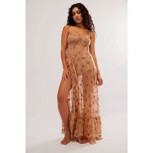 Free People Want To Know You Embellished Maxi $198